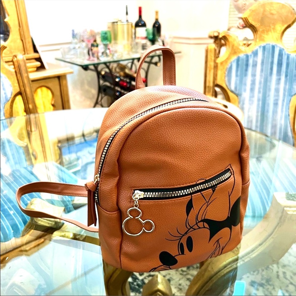 Disney Mickey Mouse Brown Backpack - image 5